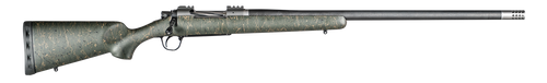 Christensen Arms Summit Ti Bolt Action Rifle 300 PRC 26" Threaded Barrel Natural Titanium Frame Green Fixed Sporter Stock